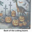 Grande planche à découper en verre Dinosaurs Spooky Halloween