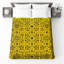 Yellow Ornate Patterns Quilted Bedspread All Sizes-128737111