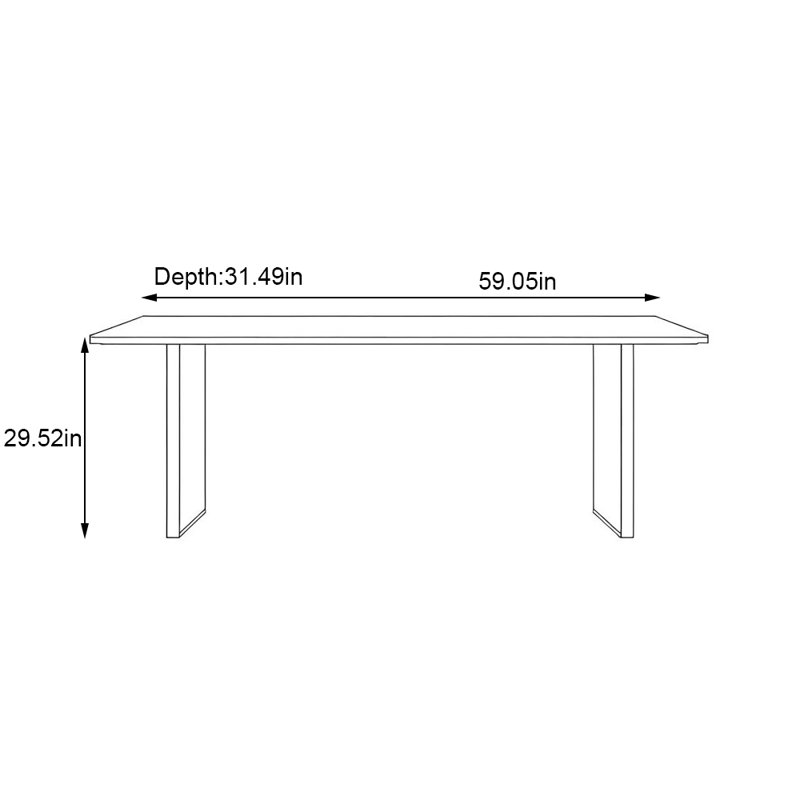 Finnuala, 29.52"H x 59.05"L x 31.49"W