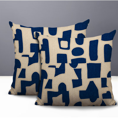 Jara 2 Sets Indoor/Outdoor Reversible Indoor Pillow