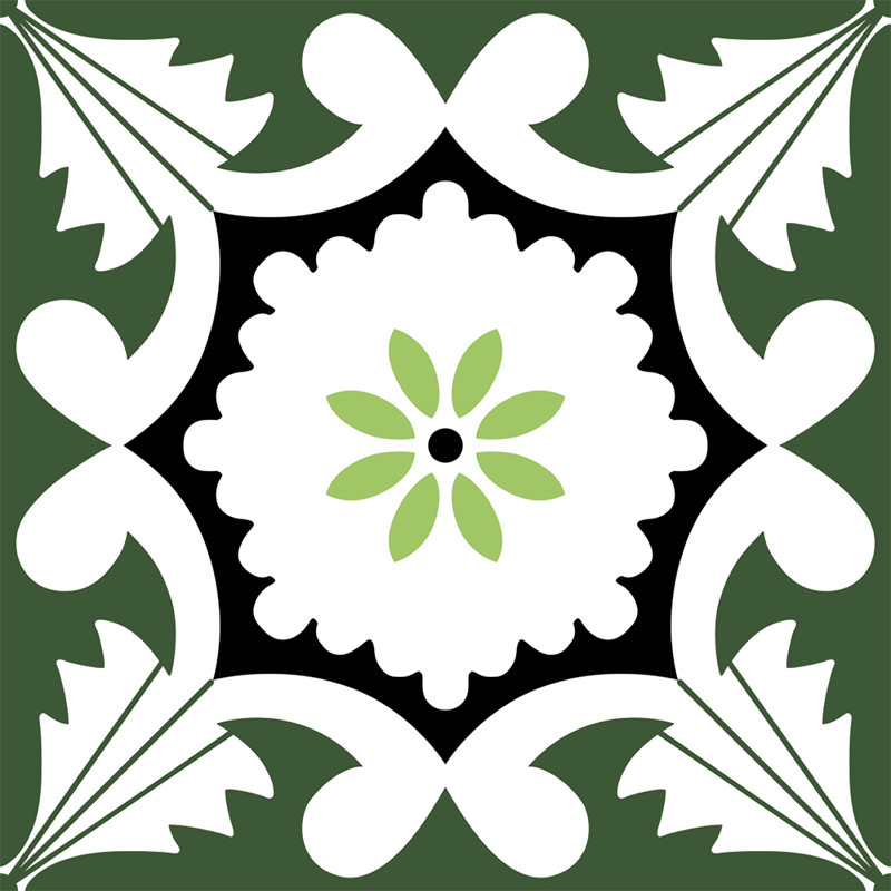 24 In. X 120 In. 4 Mil Dark Green Peel & Stick Vinyl Sheet Flooring, Cut To Length, Self Adhesive Flooring Roll
