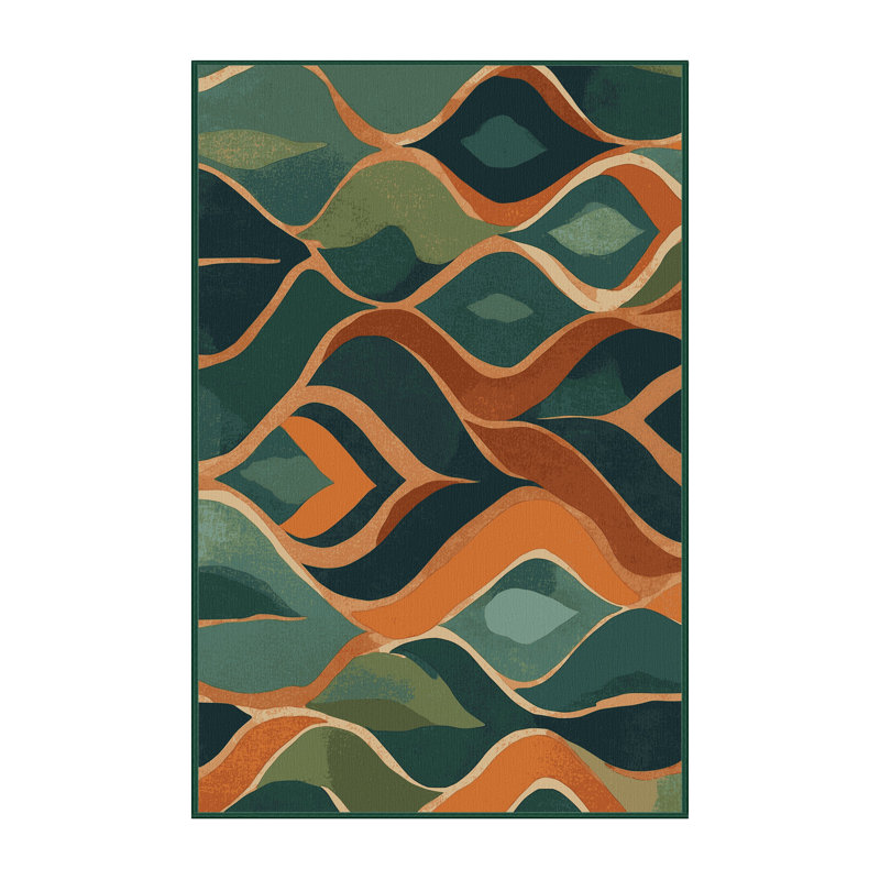 Tapis mosaïque Forest Prime, Rectangulaire 2 pi x 3 pi