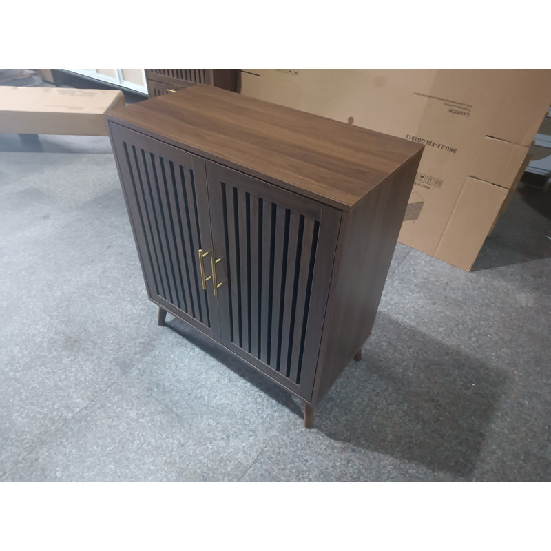 Buffet avec rangement en noyer 31,5 po