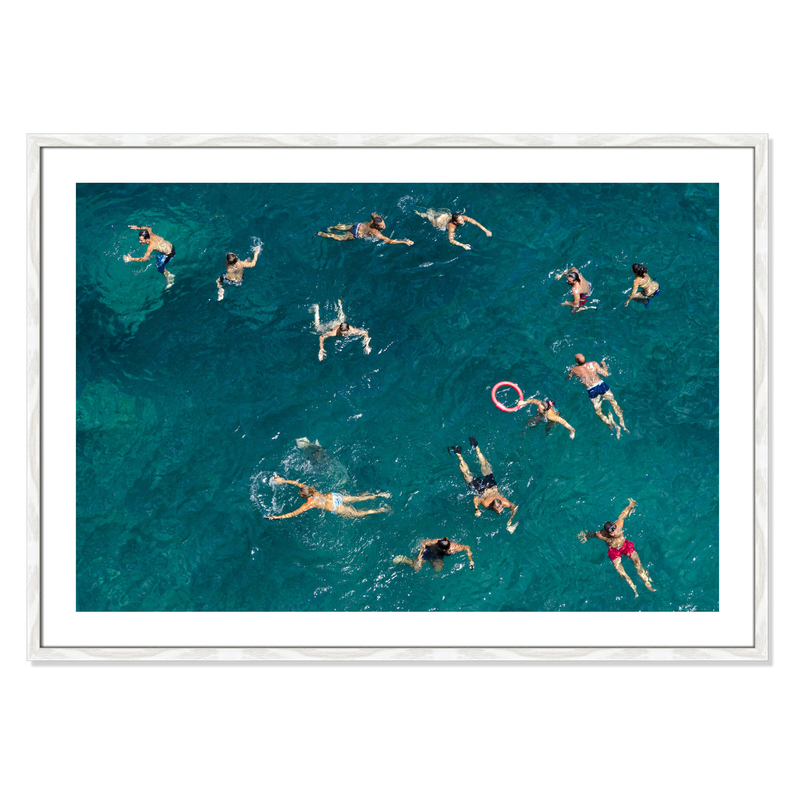 Tonti - Photograph Print, White Wood Framed Paper, 29.5" H x 41.5" W x 0.75" D