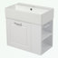 Meuble-lavabo mural avec lavabo, grand tiroir et tablette réglable-331996175