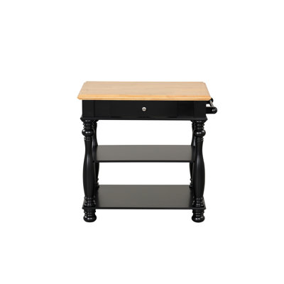 Black Kitchen Island