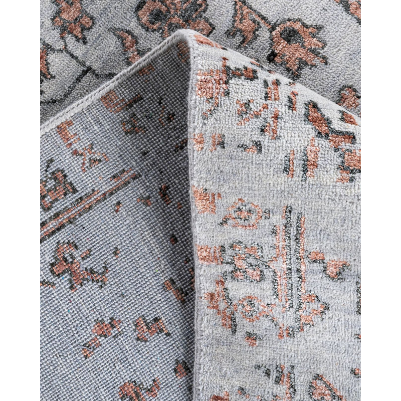 Overdyed One-of-a-Kind 9' 1" X 12' 4" Hand Knotted Area Rug