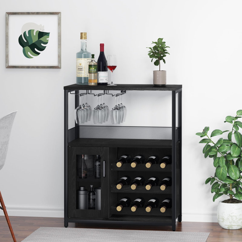 Wine Bottle Rack, Black