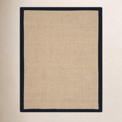 Cybil Auckland Jute Maize/Black Area Rug