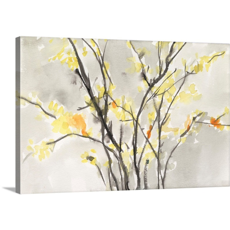 Art mural sur toile Blissful Elegance II, Toile tendue, H 20 po x l 30 po