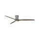 Hover 72-in Indoor/Outdoor Flush Mount Smart Ceiling Fan with Integrated LED + Remote