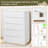 6-Drawer Tall Dresser, Modern Wood Chest with Smooth Metal Rails & Micro-Tapered Design for Anti-Tip Stability – Perfect for Bedroom, Hallway, or Living Room-1895972763