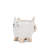 White Cat With Striped Tail Planter
