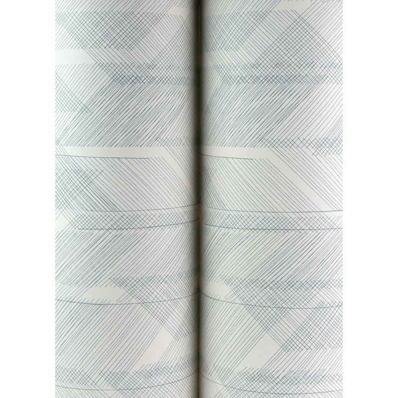 Bryant Blue Crosshatch Wallpaper