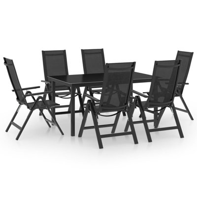 Algiers 6 - Person Patio Dining Set with Rectangular Table