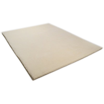 Arboga Hand Knotted Wool White Rug