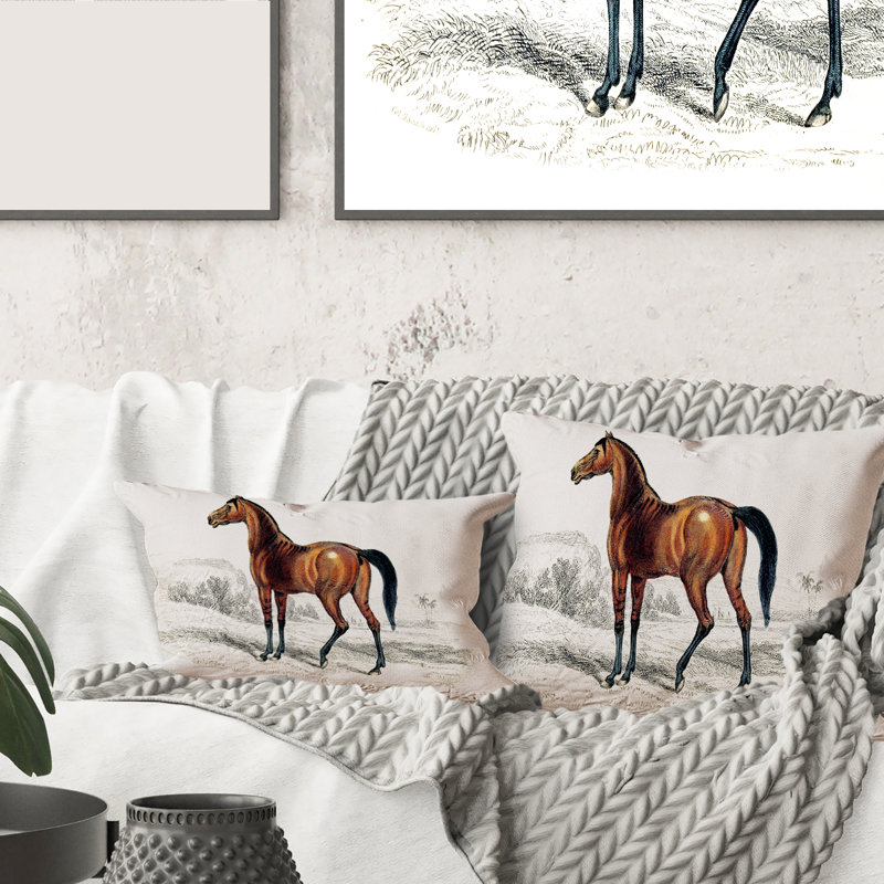 Animal Print Throw Pillow, 18" x 18"