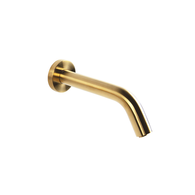 Zoom Wall Mounted Bathroom Faucet, Brushed Gold