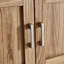Meuble-lavabo en bois massif 36 po avec lavabo en céramique