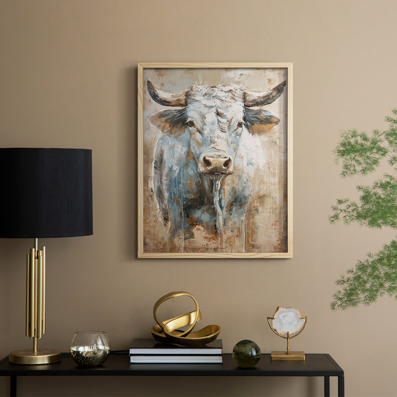 ANIMALS Series CXL, reproduction encadrée - bois massif, H 30 po x l 24 po