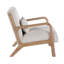Chaise longue en bois avec coussins Mid-Century-1046519978-1046519972