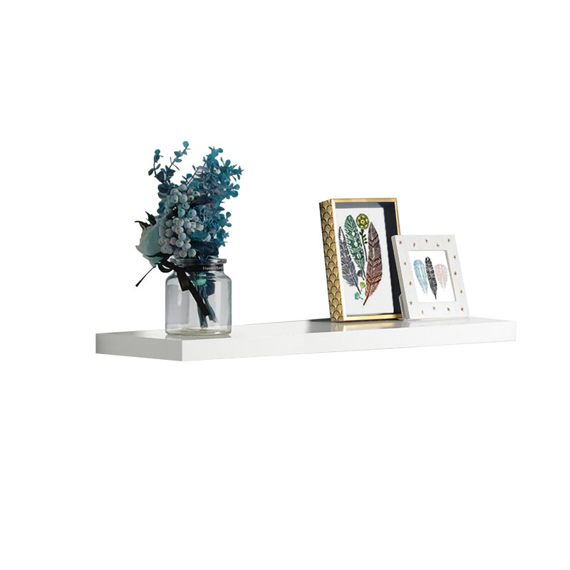 Mazman Floating Shelf, 3.8cm H x 60cm W x 23.5cm D, White