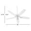 Ventilateur de plafond transitionnel en nickel satiné de 52 po Breeze-260421340