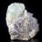 Old Collection Green Beryl Crystal In Smoky Quartz. Orchard Pit, Buckfield, Maine