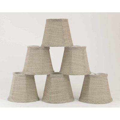 5'' H Cotton Empire Candelabra Shade