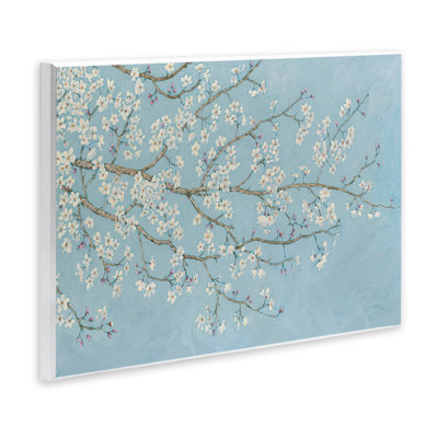 "Delicate Apple Blossoms", art mural sur bois par Wellington Studio