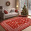 Tapis de Noël cerf rouge antidérapant lavable-66208801
