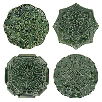 Jardins Du Monde Side/Cocktail Plates Assorted