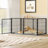 Polis 63.7" Metal Dog Kennel with Top Panel & Adjustable Door-124391691