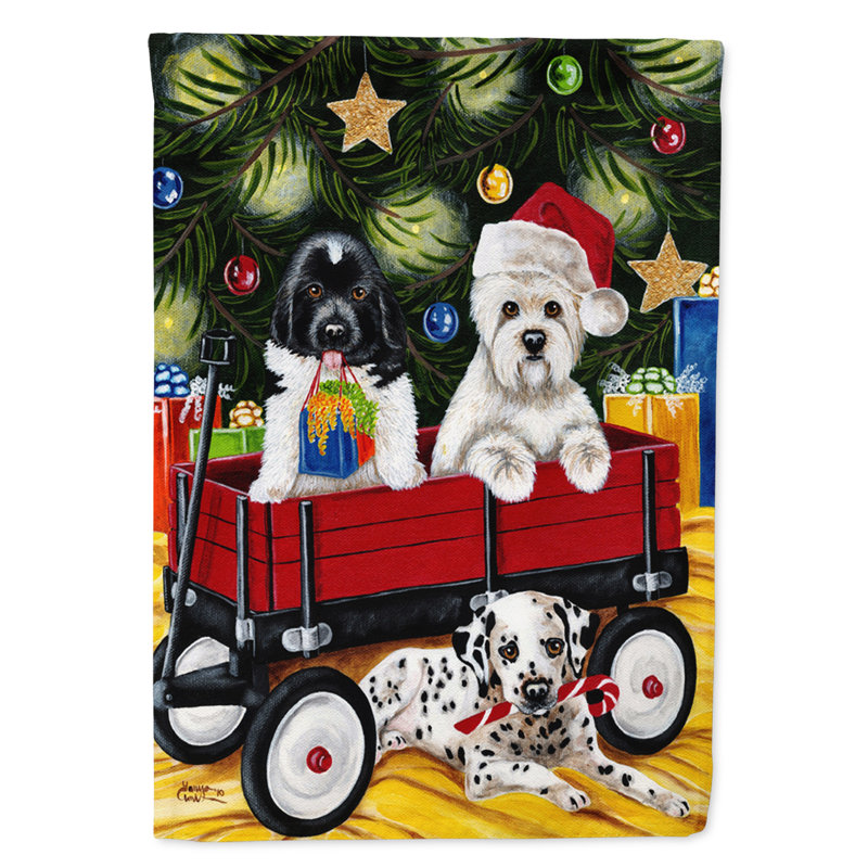 Double Sided Polyester Animal Garden Flag, 15" H  x 11" W