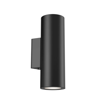 Aden 12 Inch Round Led Exterior Wall Sconce