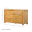 Commode à 6 tiroirs avec tiroirs coulissants et fabrication en bois durable pour des solutions de rangement organisées.