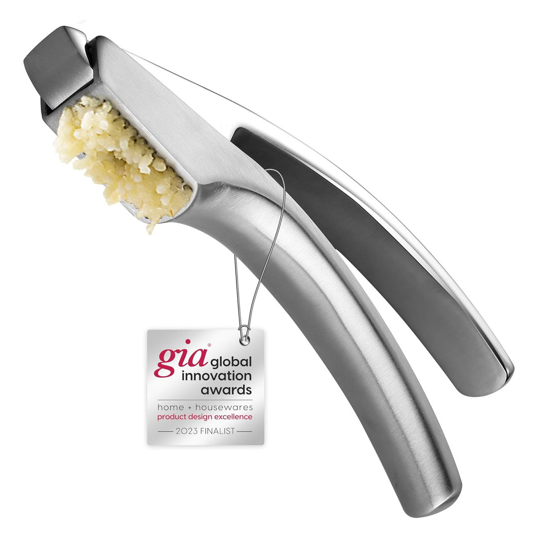 Gourmet Easy Stainless Steel Garlic Press