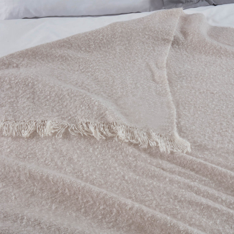 Vikesha Throw Blanket, Grey