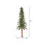 Vickerman Natural Alpine Artificial Christmas Tree 8' H Lighted Artificial Pine Christmas Tree-63364604