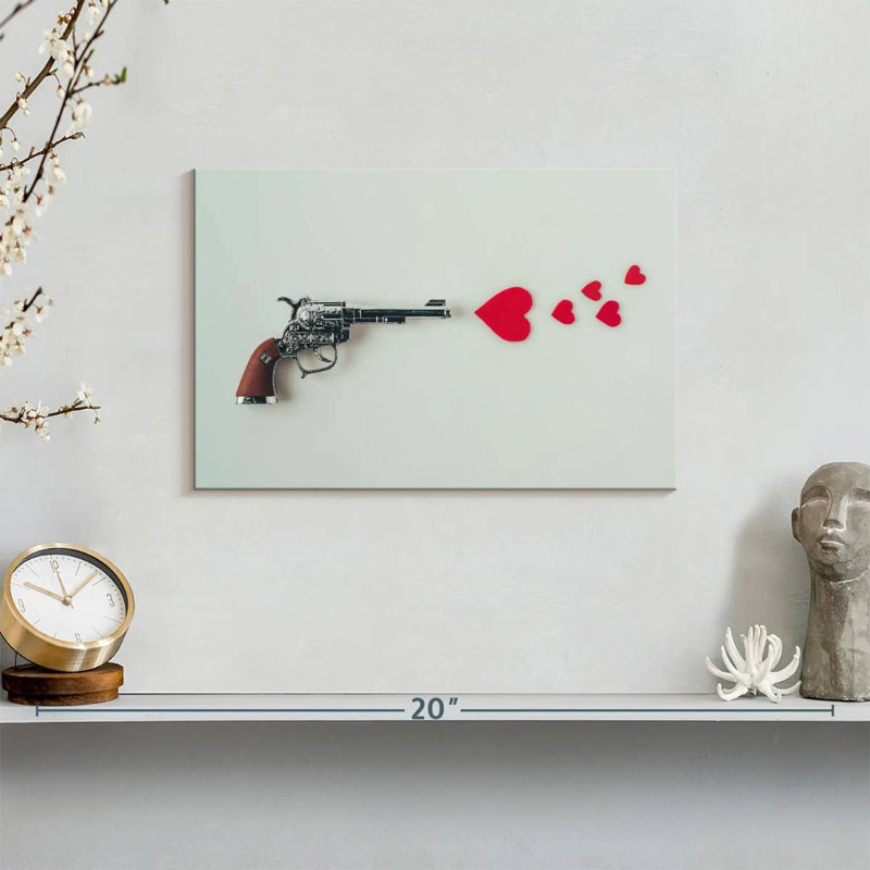 Kill With Love, 8" H x 12" W