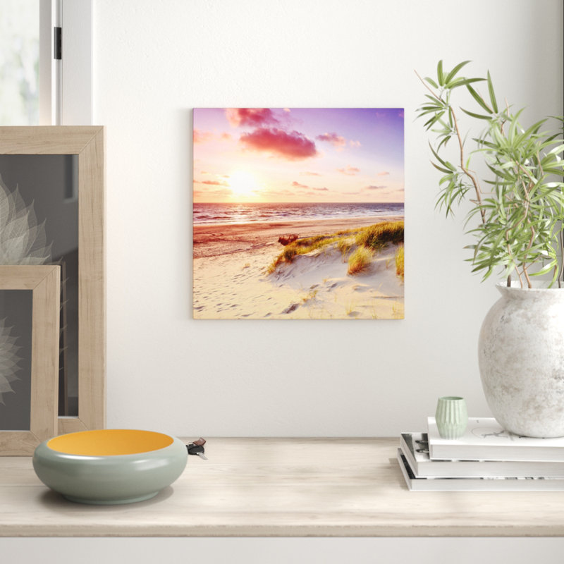 Sea Harmony - No Frame Print on Glass, 80 cm H x 80 cm B x 1.5 cm T