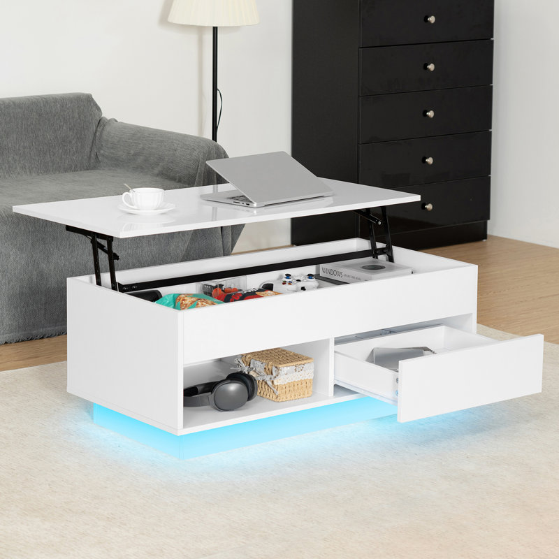 Bjarke Single Coffee Table, White