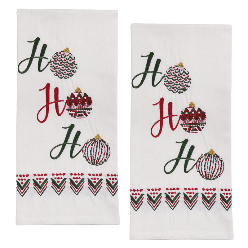 Leighland Decorative Dishtowel Set Of 2