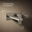 Parallel Wall-Mount Single-Handle Bathroom Sink Faucet-425684888