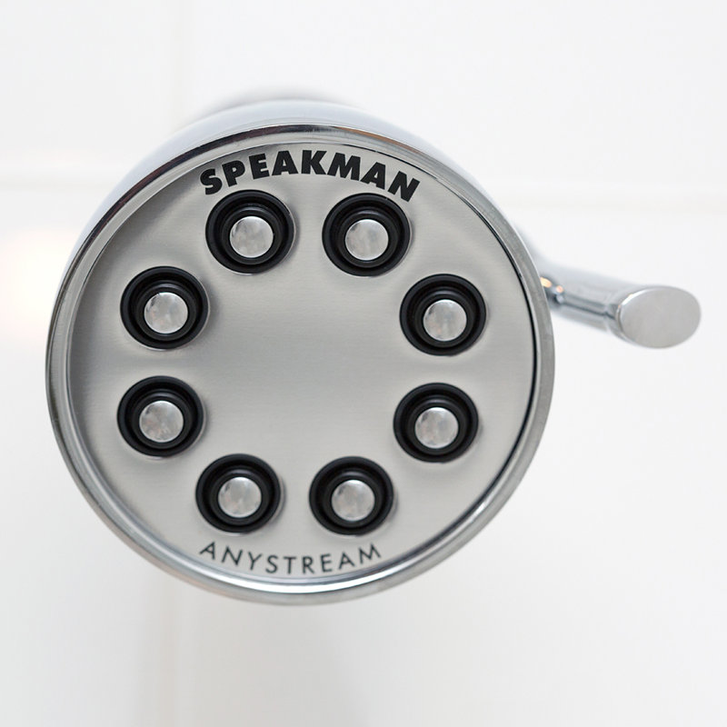 Icon Anystream Multi Function Adjustable Shower Head, Polished Nickel