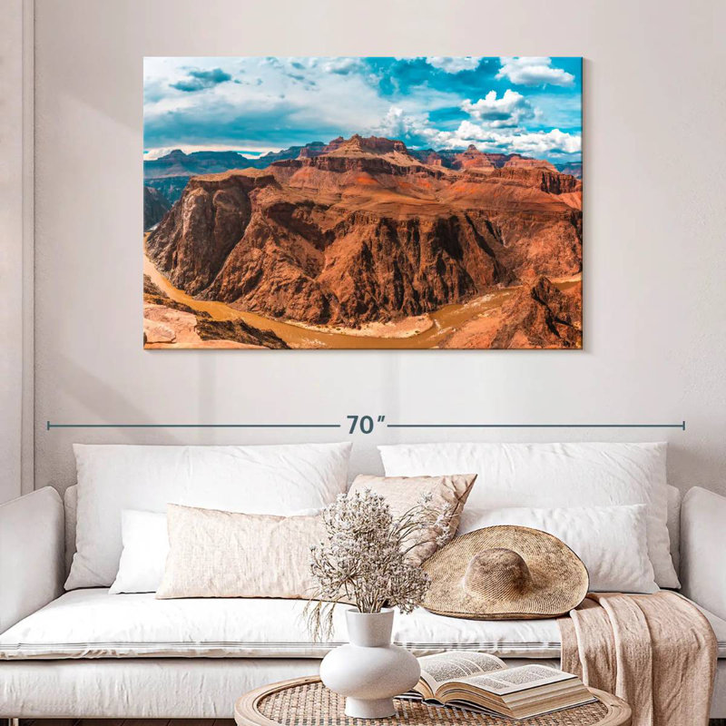 Alvord Tonto Trail Grand Canyon, H 32 po x l 48 po
