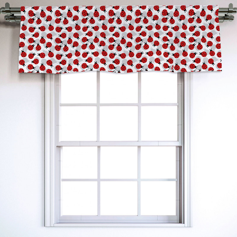 Sateen Ruffled Window Valance