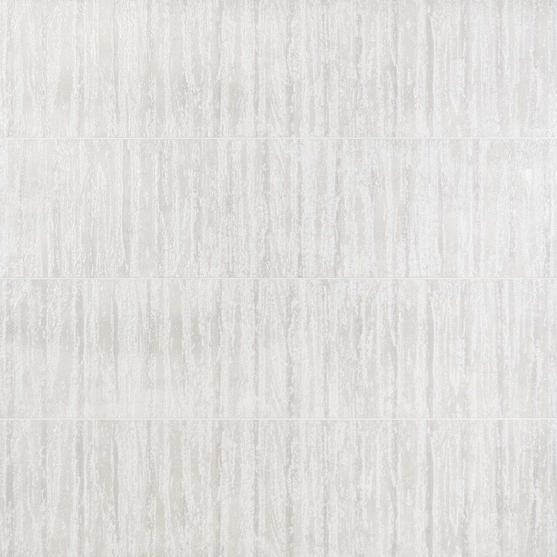 Twilight 12X48 Metal Look Porcelain Tile, Deco Pearl
