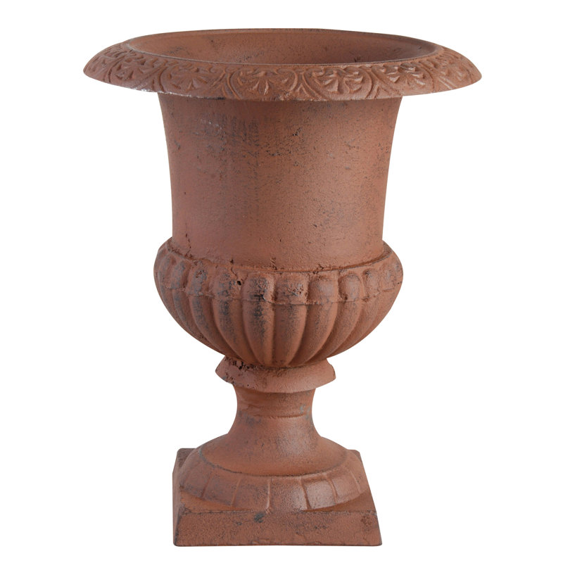 Galbraith Metal Urn Planter, 15.5cm H x 11 cm W x 11cm D