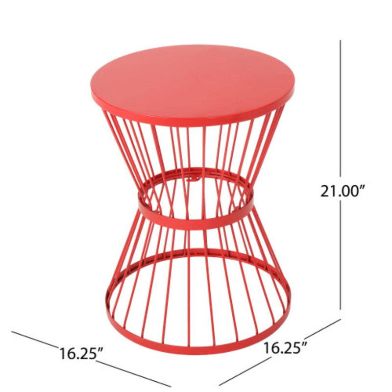 Table d'appoint 16 po Lassen, décor élégant pour les espaces de vie